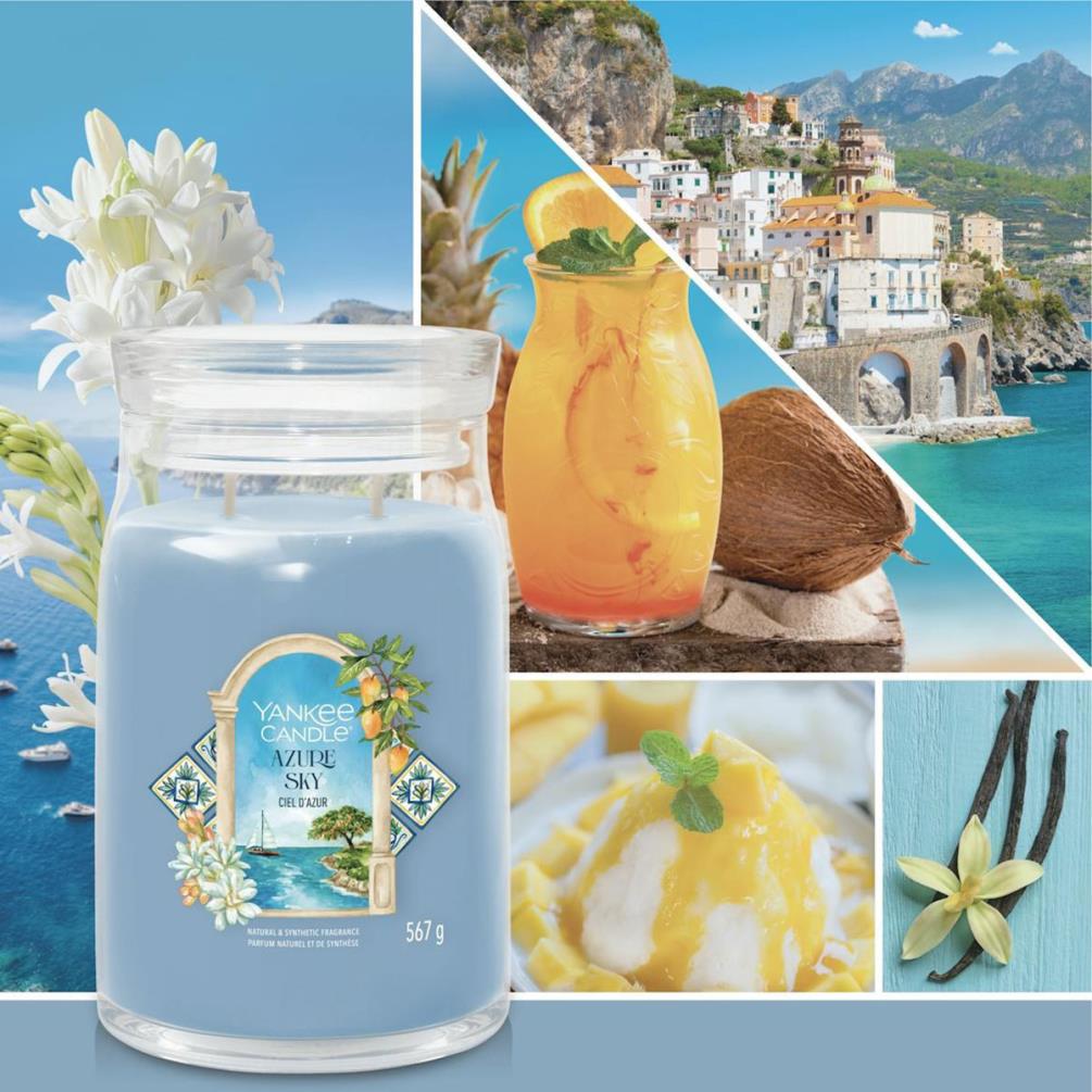 Yankee Candle Azure Sky Large Jar Extra Image 1